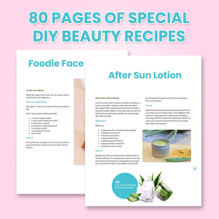 Best 45 Skincare Recipes (E-Book)